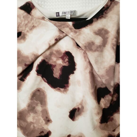 Jennifer Lopez Women's Dress Size Small Multicolor With Ruching Sides Bodycon - Picture 2 of 7